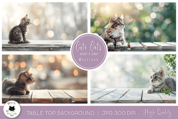 Download Cat Table Top Backgrounds | Pet Mockups - Top Collection