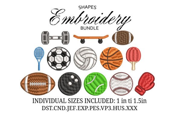 Download Mini Sports Ball Embroidery - Mini Collection