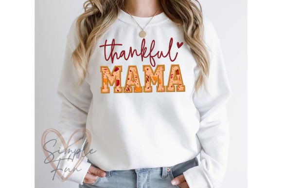 Download Thankful MAMA Applique Embroidery Design - Applique embroidery Collection