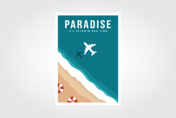 Download Beach Poster. Top View Overhead Seaside. - Top Collection